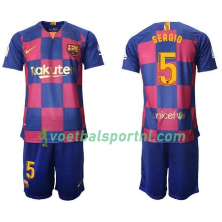 FC Barcelona Sergio 5 Kind Thuis Tenue 2019-20 FC Barcelona Sergio 5 Kind Thuis Tenue 2019-20